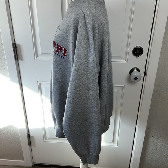 Vintage Lee Sport Ole Miss Rebels Mississippi Crewneck Sweatshirt - Picture 7 of 12